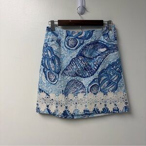 Holy Grail Lilly Pulitzer Originals Stuffed Shells‎ Roslyn Mini Skirt Size 4